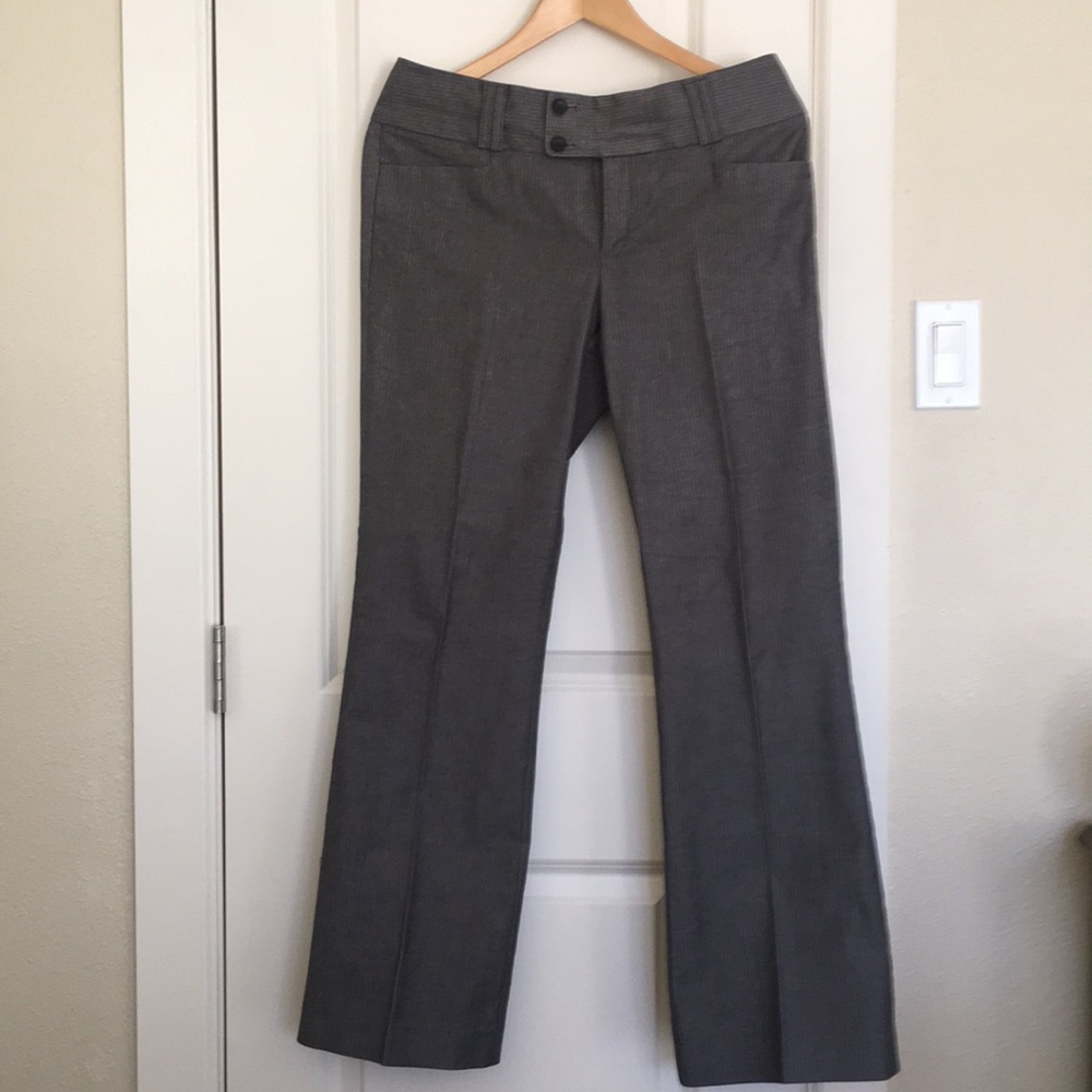 Pin strip textured Banana Republic Pants